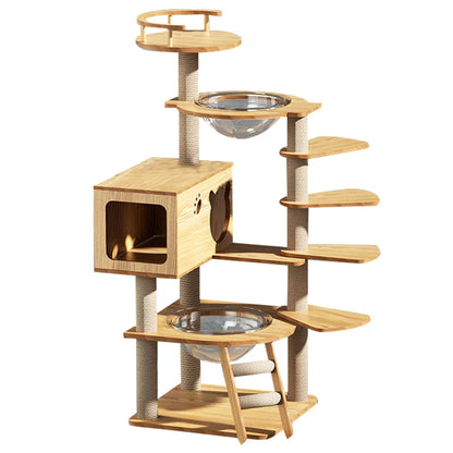 low price multi layer climbing fleece litter jumping platform cat tree