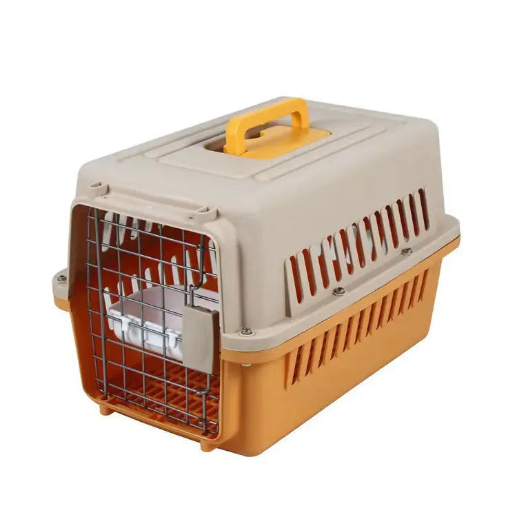 Customized Logo Airline Travel Pet Pet Cages With Handles Carrier Travel Kennel