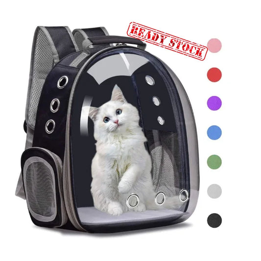 Pet Dropshipping Airline Approved Wholesale Transparent Space Capsule Travel Pet Cat Carrier Backpack Bubble Bag