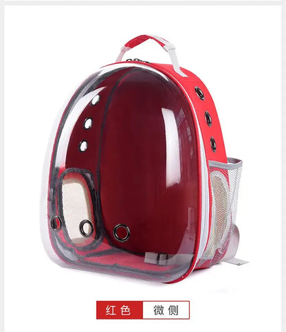 Pet Dropshipping Airline Approved Wholesale Transparent Space Capsule Travel Pet Cat Carrier Backpack Bubble Bag