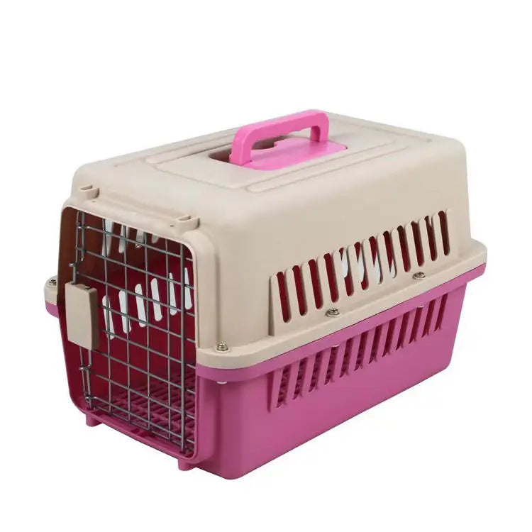 Customized Logo Airline Travel Pet Pet Cages With Handles Carrier Travel Kennel