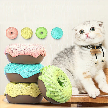 Wholesale Pet Products Deodorant Air Freshener Deodorant Aromatherapy for Cat House Versatile Donut Aroma Toy