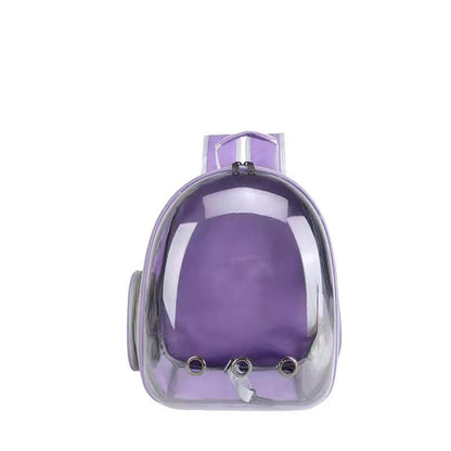 New capsule transparent cat bag breathable shoulder pet bag portable cat bag pet products wholesale