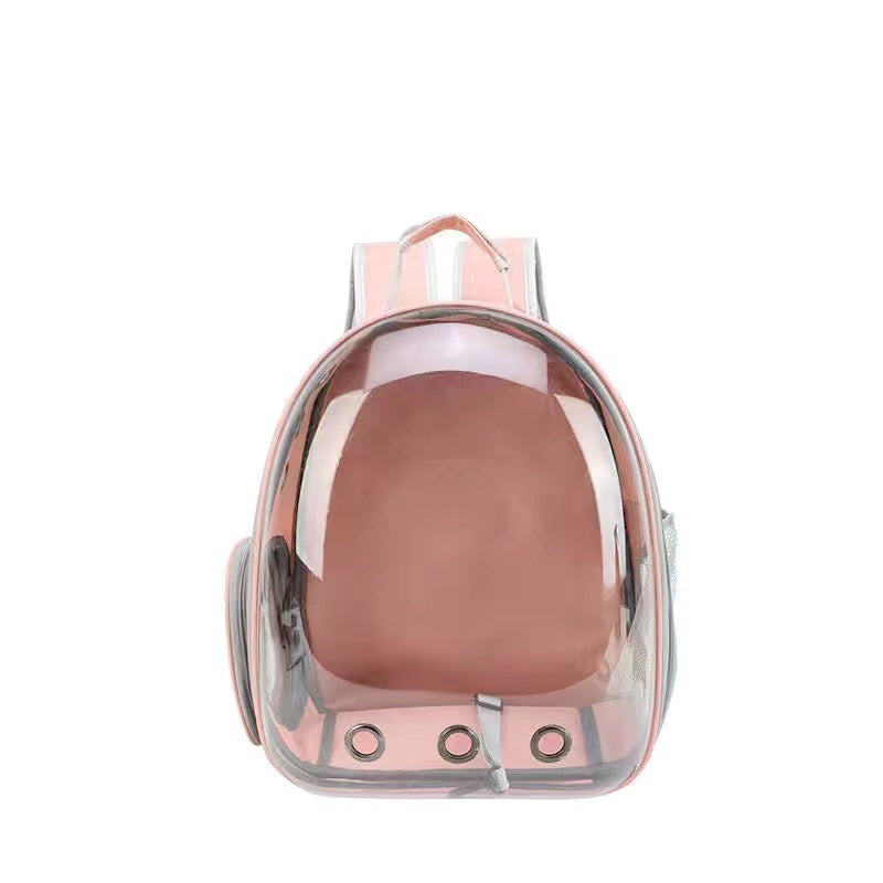 New capsule transparent cat bag breathable shoulder pet bag portable cat bag pet products wholesale