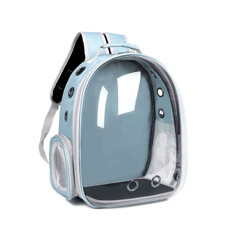 New capsule transparent cat bag breathable shoulder pet bag portable cat bag pet products wholesale